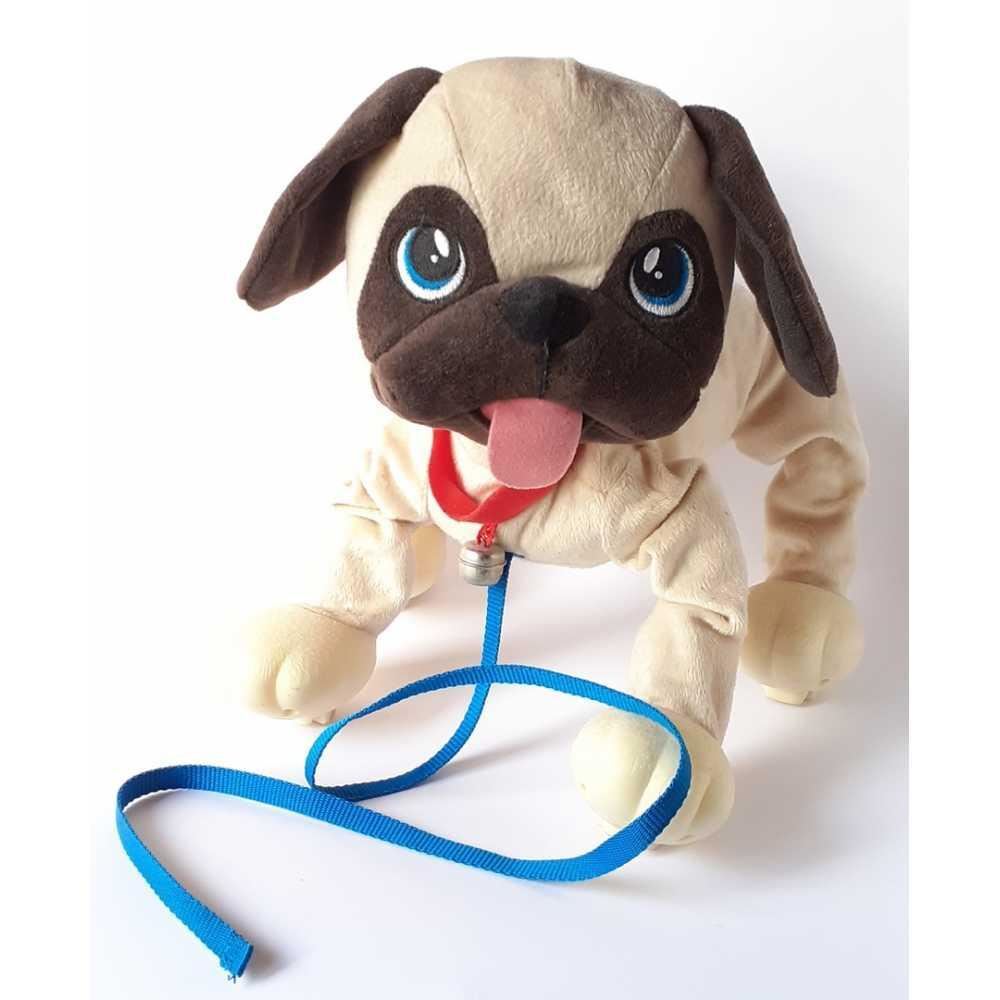 Peppy Pets Walking Pug Dog No Batteries Required Bouncing Pet Interactive