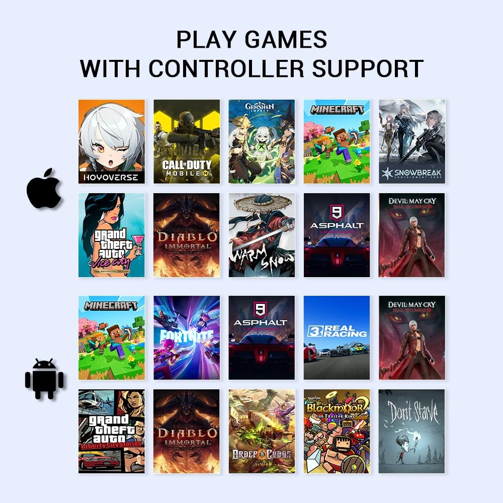 GameSir X5 Lite Mobile Game Controller iPhone Android USB-C Genshin Impact