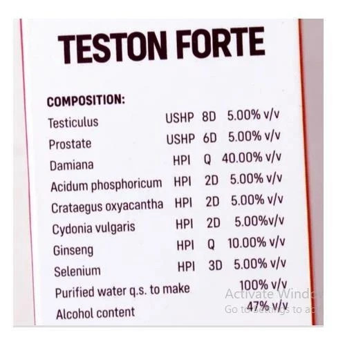 Adven Homeopathic Teston Forte Drops (30ml) for Premature Ejaculation & Stamina