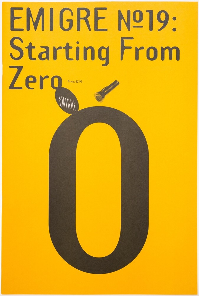 Emigre Magazine #19 Starting From Zero-1991