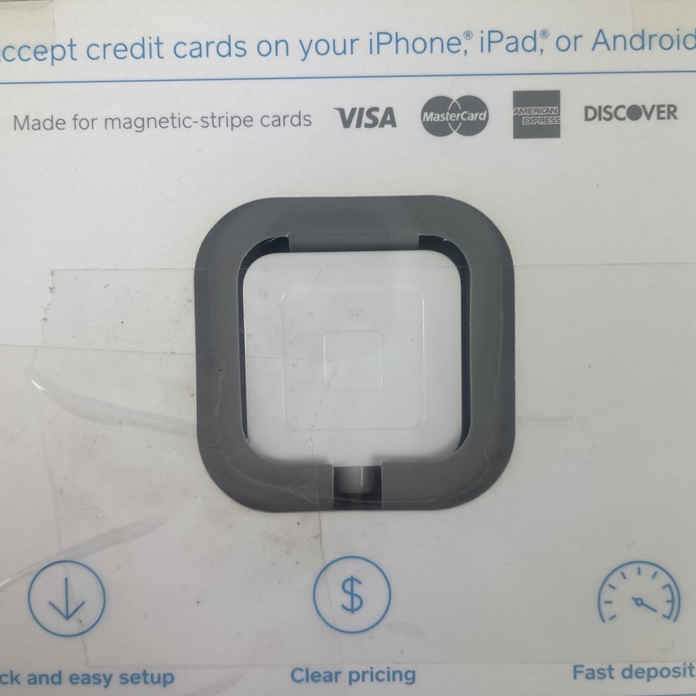 Square Credit Card Reader For iPhone/Android 3.5mm Headphone Jack Connector