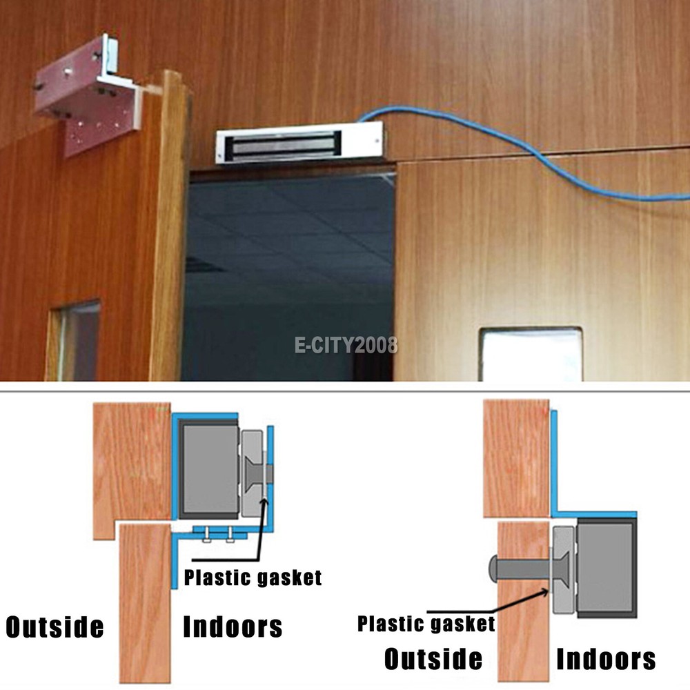 Access Control L&Z Bracket For 600Lbs 280KG Electromagnetic Lock US