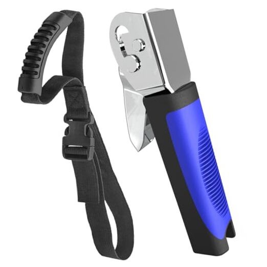 2 Pack Foldable Car Door Handle for Elderly with Adjustable Standing Aid Blue