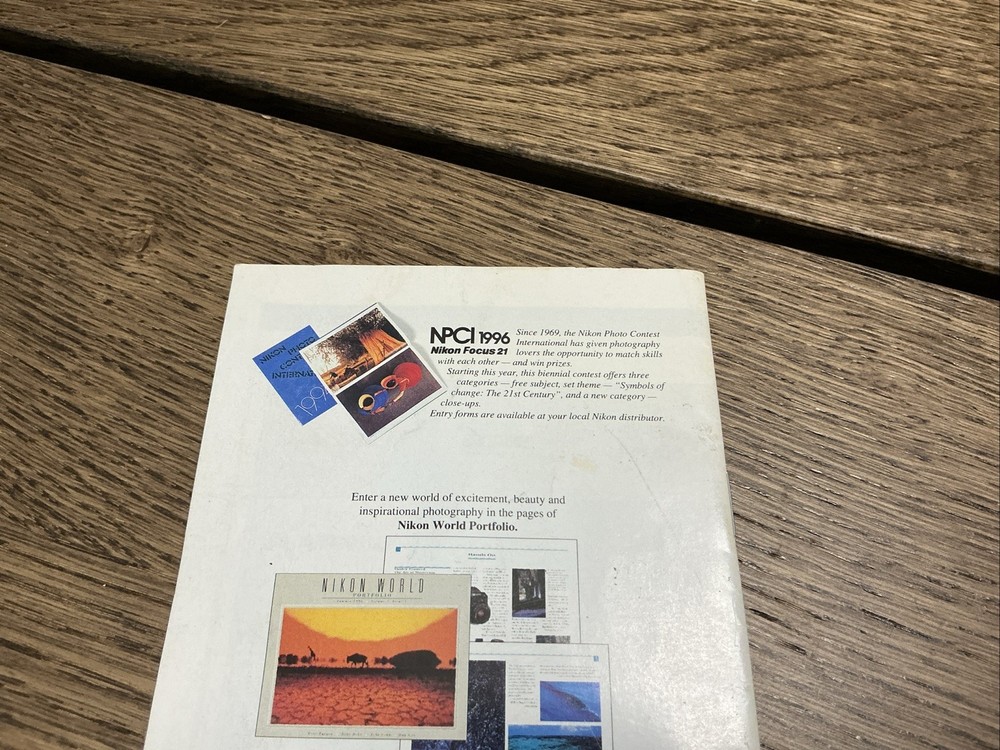 NIKON SPEEDLIGHT UNITS MANUAL VINTAGE - 1996
