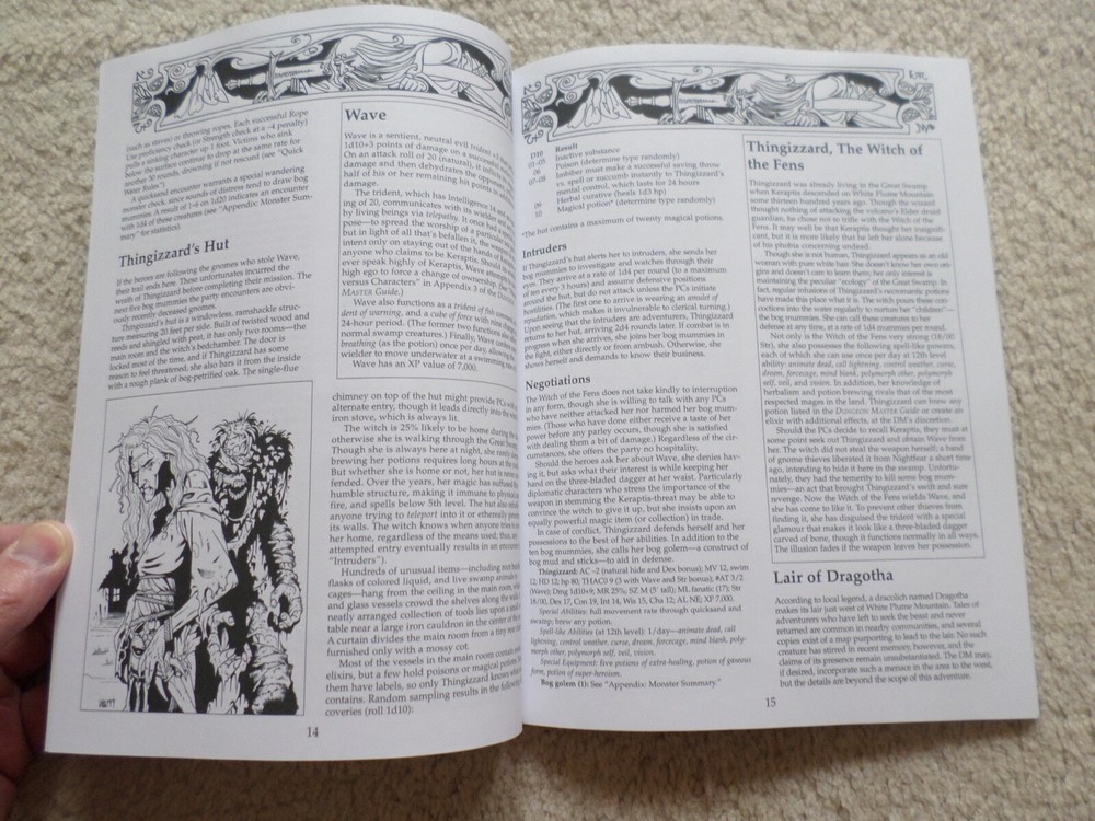 Return to White Plume Mountain Dungeons & Dragons adventure module
