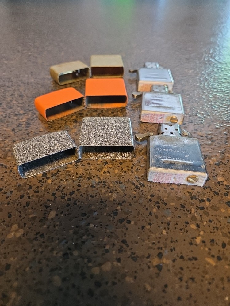 3 Zippo Lighters- Untested