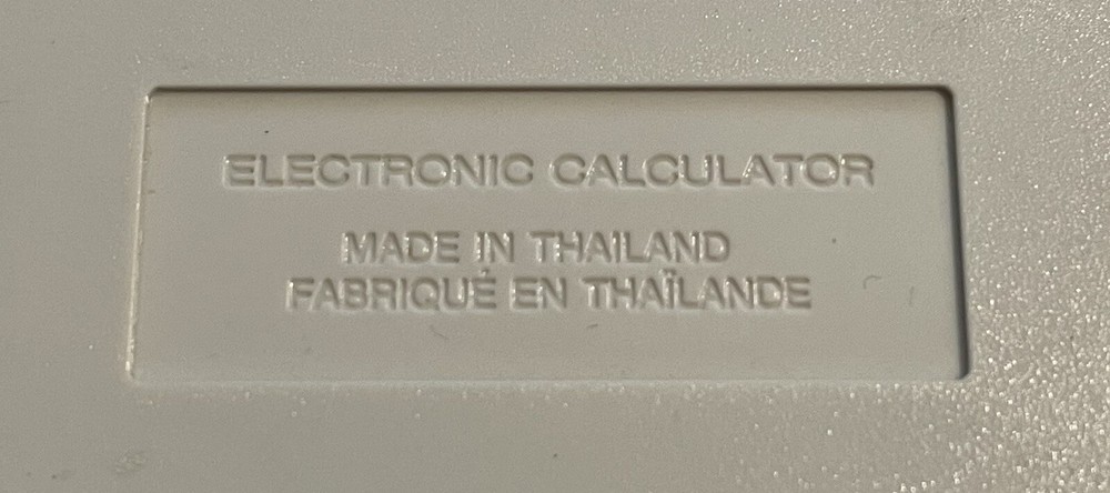 Vintage CASIO HS-10 Electronic Calculator Solar Cell Powered