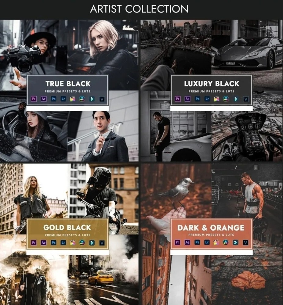 Premium ULTIMATE BUNDLE Luts&Presets + 2 bundles gift