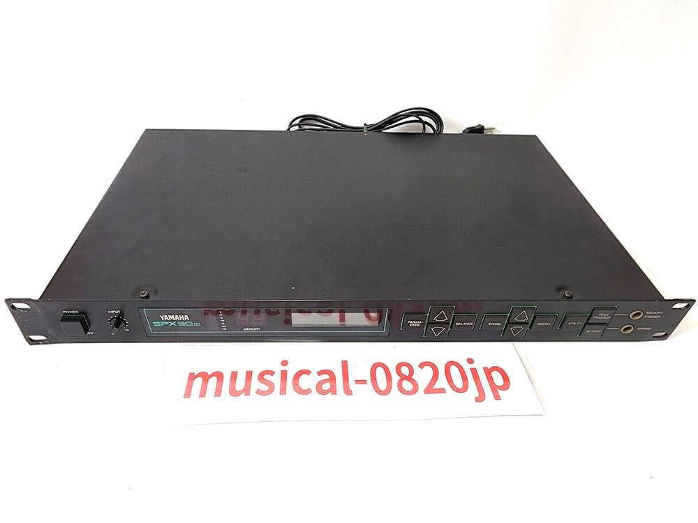 Yamaha SPX90II Rack Mount Reverb Effects Processor tested working