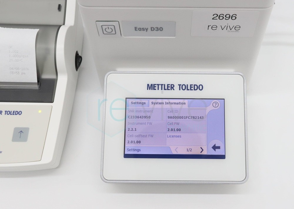 Mettler Toledo Easy D30 Density Meter