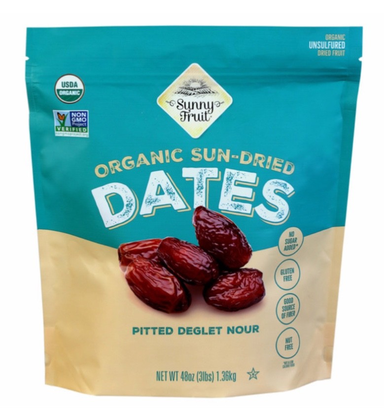 Sunny Fruit Organic Whole Dried Dates, 48 oz