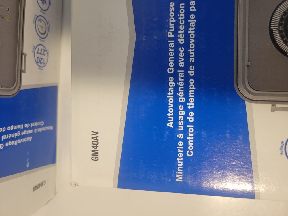 Intermatic Gm40av Electromechanical Timer, 24Hr, 3R, 40A