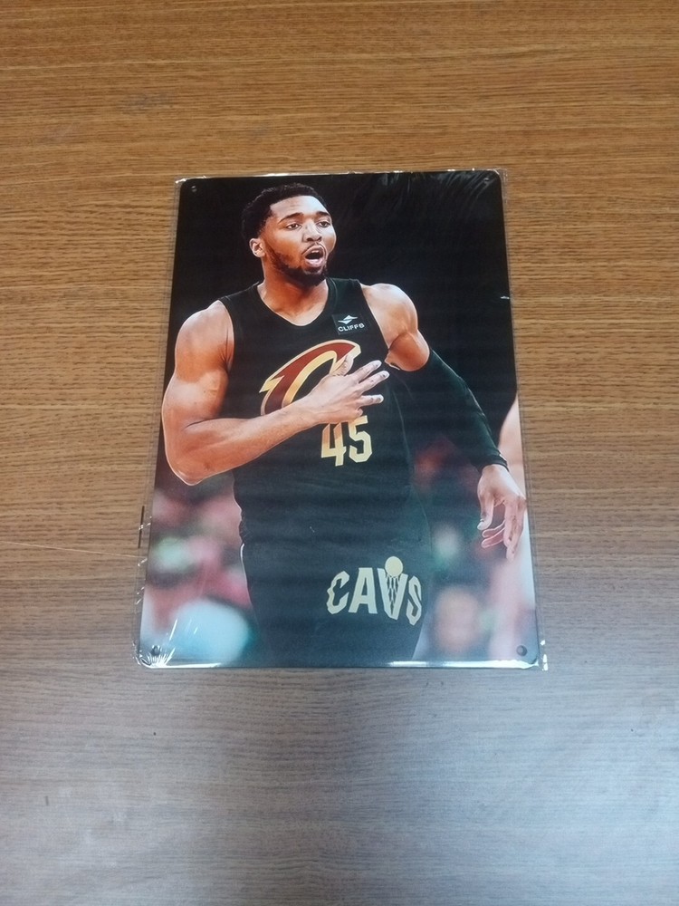 Donavan Mitchell 8 X 12 Metal Tin