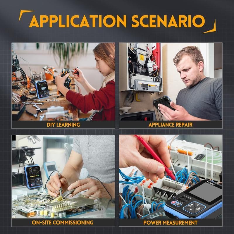 DSO-TC3 Handheld Oscilloscope 3-in-1 AUTO Detection Data Acquisition Analyzers