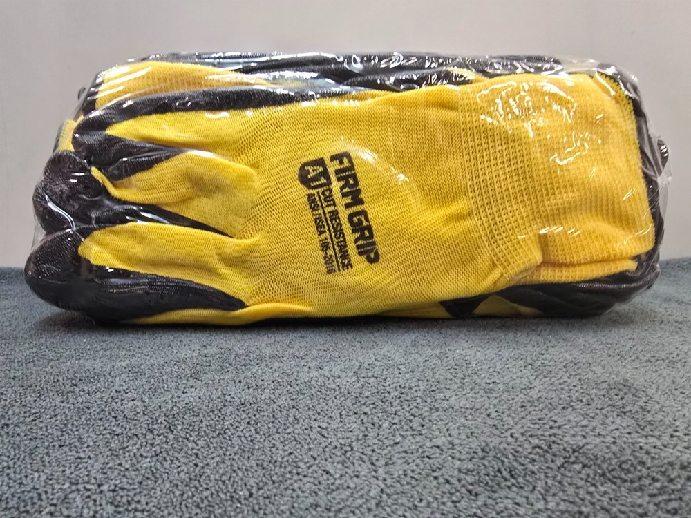 Firm Grip Large Nitrile Coated Work Gloves (10 Pack)