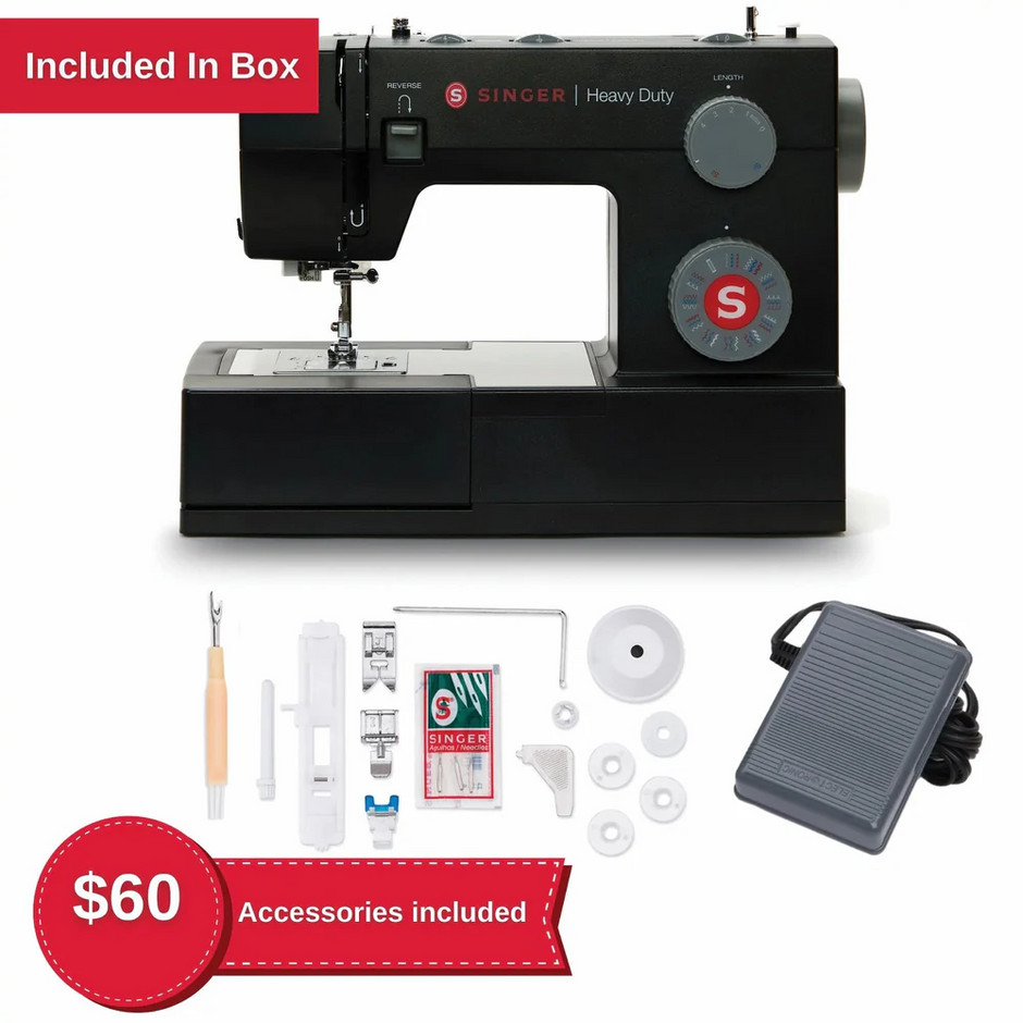 Singer 4432 Heavy Duty Black Special Edition Sewing Machine