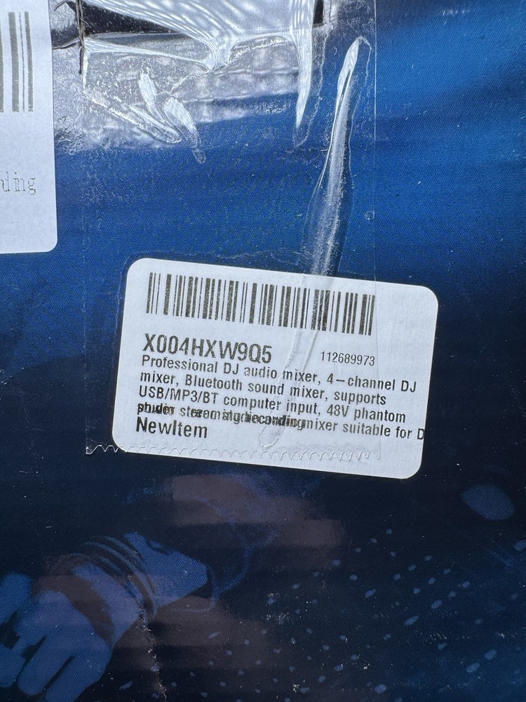 Professional Mixing Console. DJ Mixing Console. Multi Channel Unit