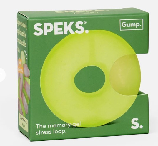 🔥Speks Gump Loop - Memory Gel Squeeze Loop - Color Algae NIB🔥