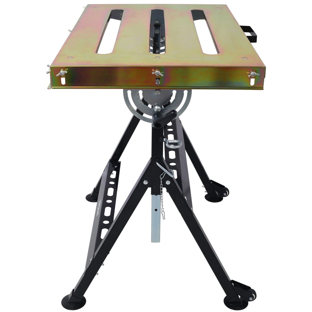 Adjustable Welding Table 30" x 20", 400lbs Load Steel Folding Welding Workbench