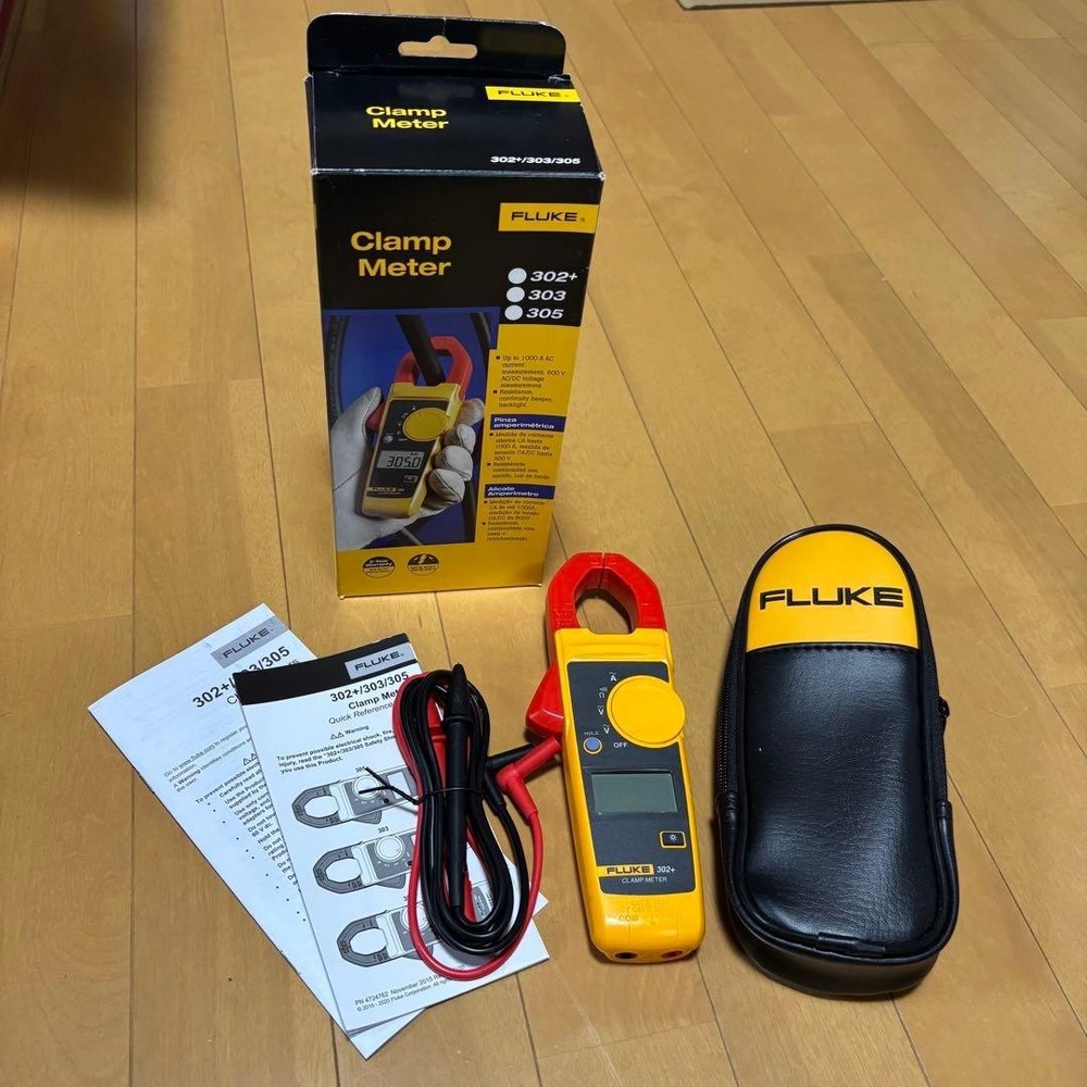 Fluke 302+ Clamp Meter AC 400A Digital Multimeter Tester NEW
