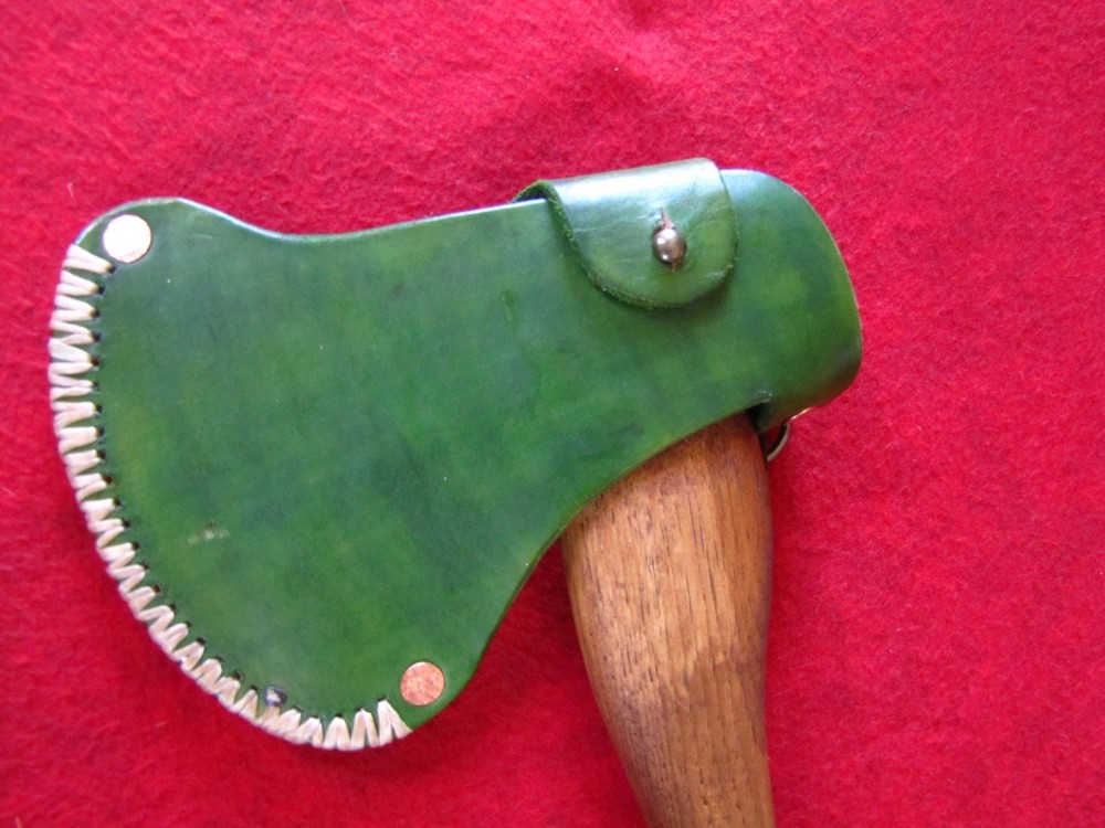Marbles Axe Hatchet w/ Thick Leather Sheath 20" OAL