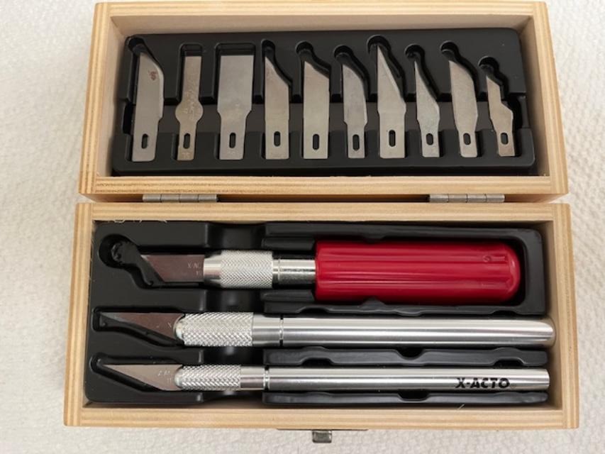 X-Acto Basic Knife Set in Wood Case