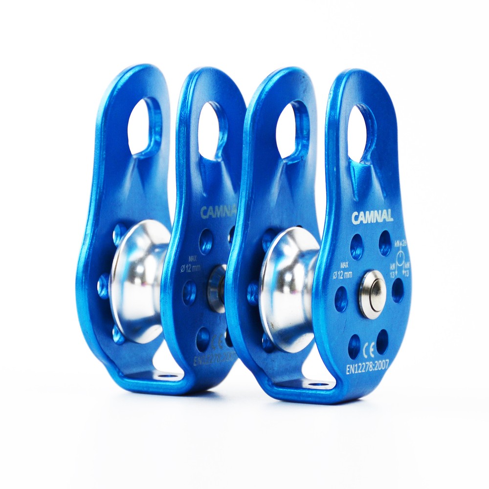 For Block and Tackle Heavy Lifting Pulling System 26KN Lots(2pc) Single Pulley