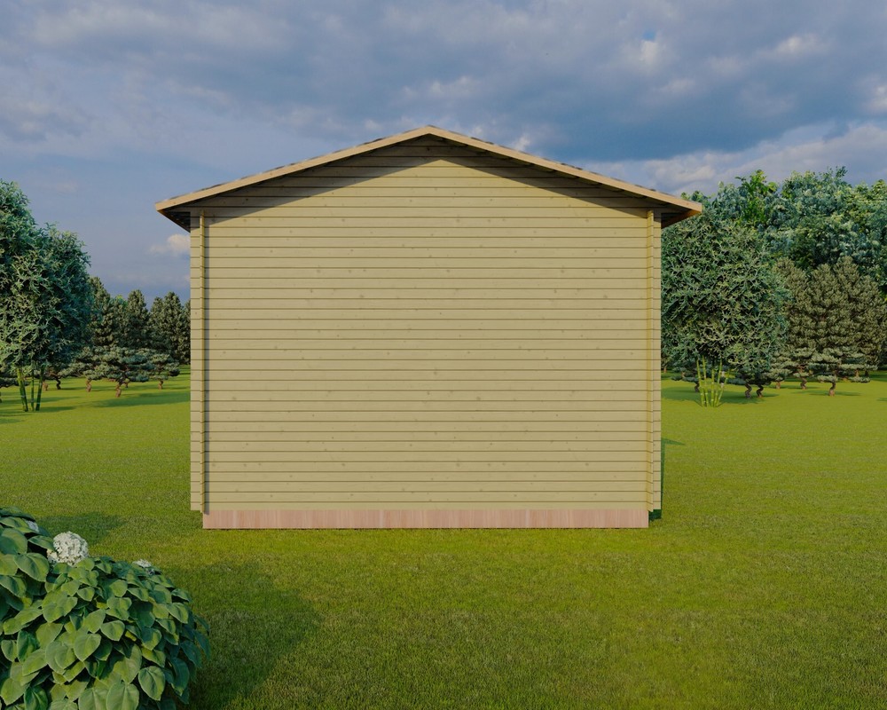 12'x8' Wood Shed Building Plans – DIY Instructions with Elevations, Framing
