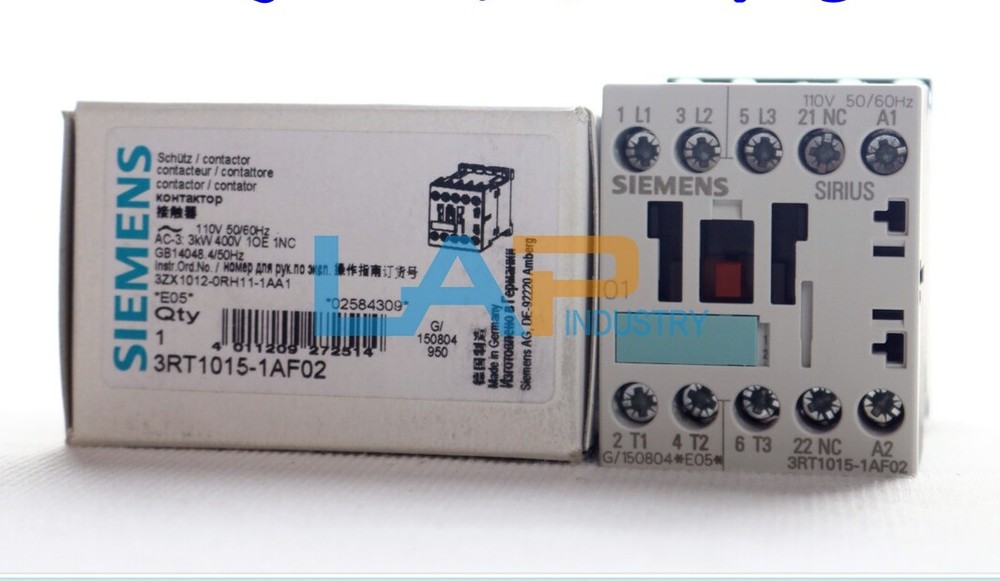 1Pcs New Contactor 3RT1015-1AF02 AC110V