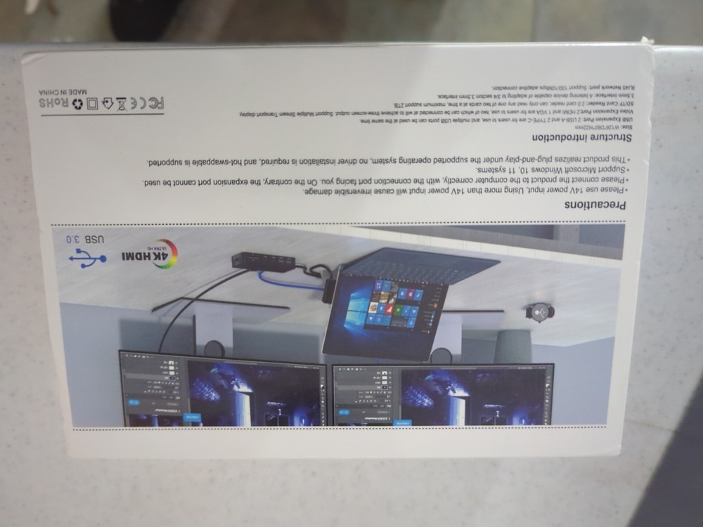 Surface Expansion Dock Triple Display for Microsoft Surface