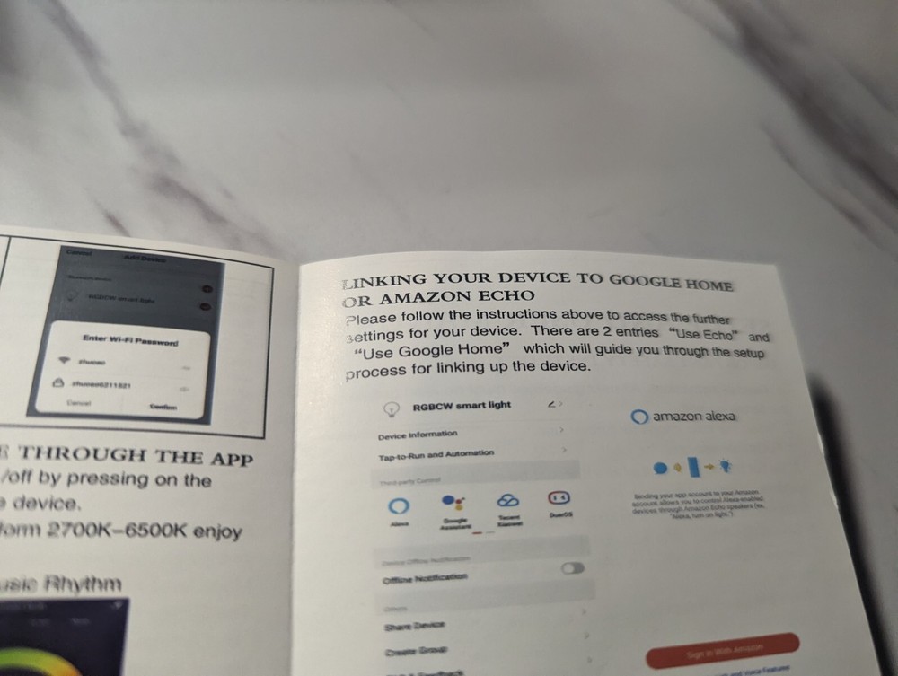 Mr16 Smart LED Bulb Gu5.3 Base Wifi Controlled 6 Pack