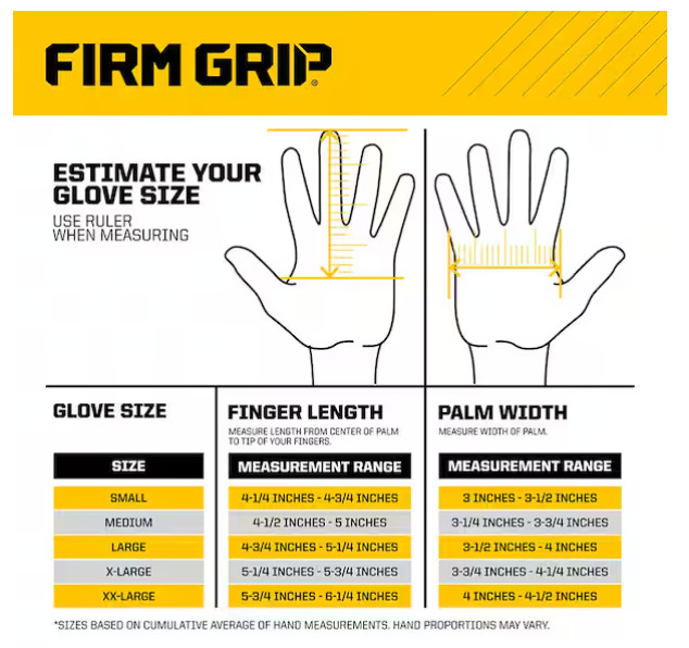 Large Winter Utility Gloves with Thinsulate Liner
