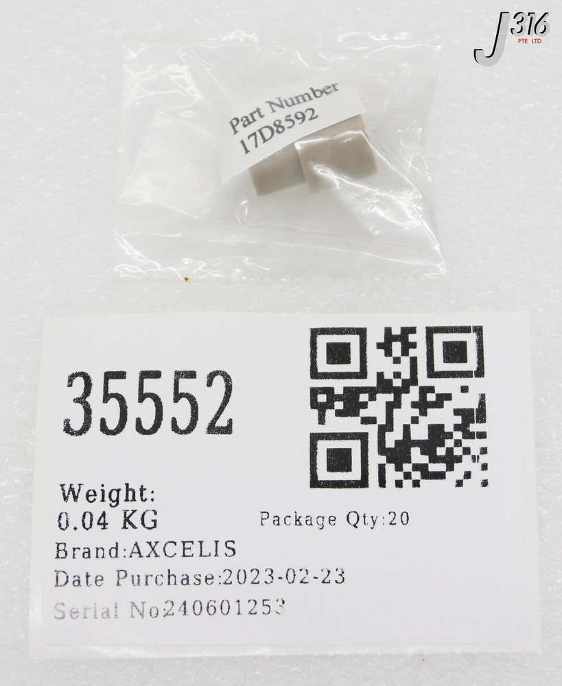 35552 AXCELIS INSULATOR (NEW) 17D8592