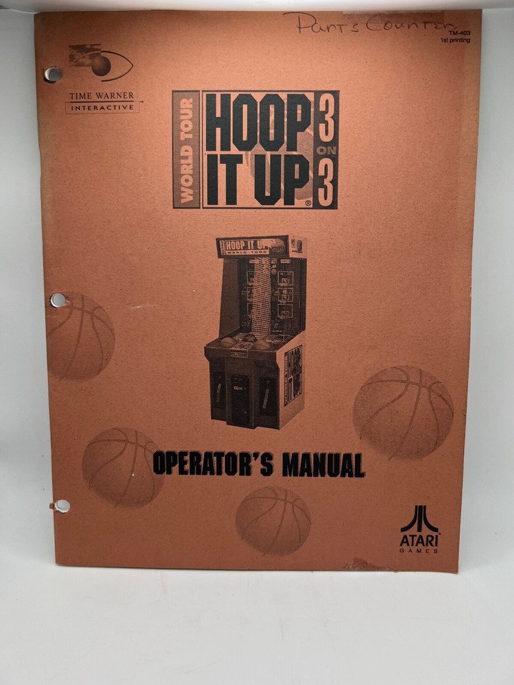 ATARI: Arcade game Manuals Collection from distributors library YOUR CHOICE