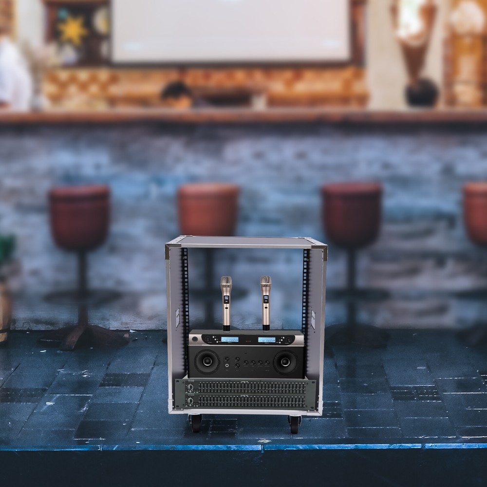 12U Rolling Network Server Data Cabinet Rack Equipment Rack Cabinet - 21" Deep