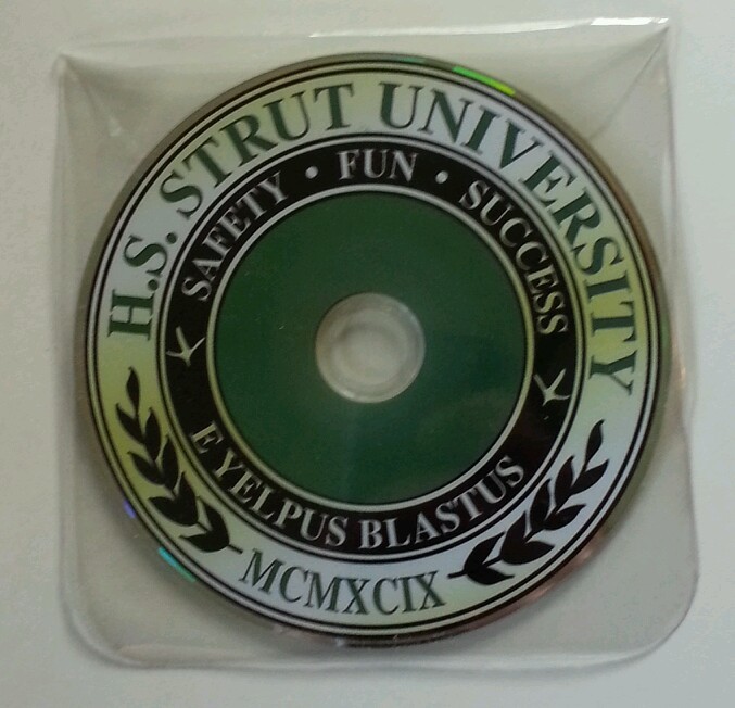 H.S. STRUT UNIVERSITY 3 DIAPHRAGMS & 2 INSTRUCTIONAL DVDS SPLIT V II, DOUBLE D