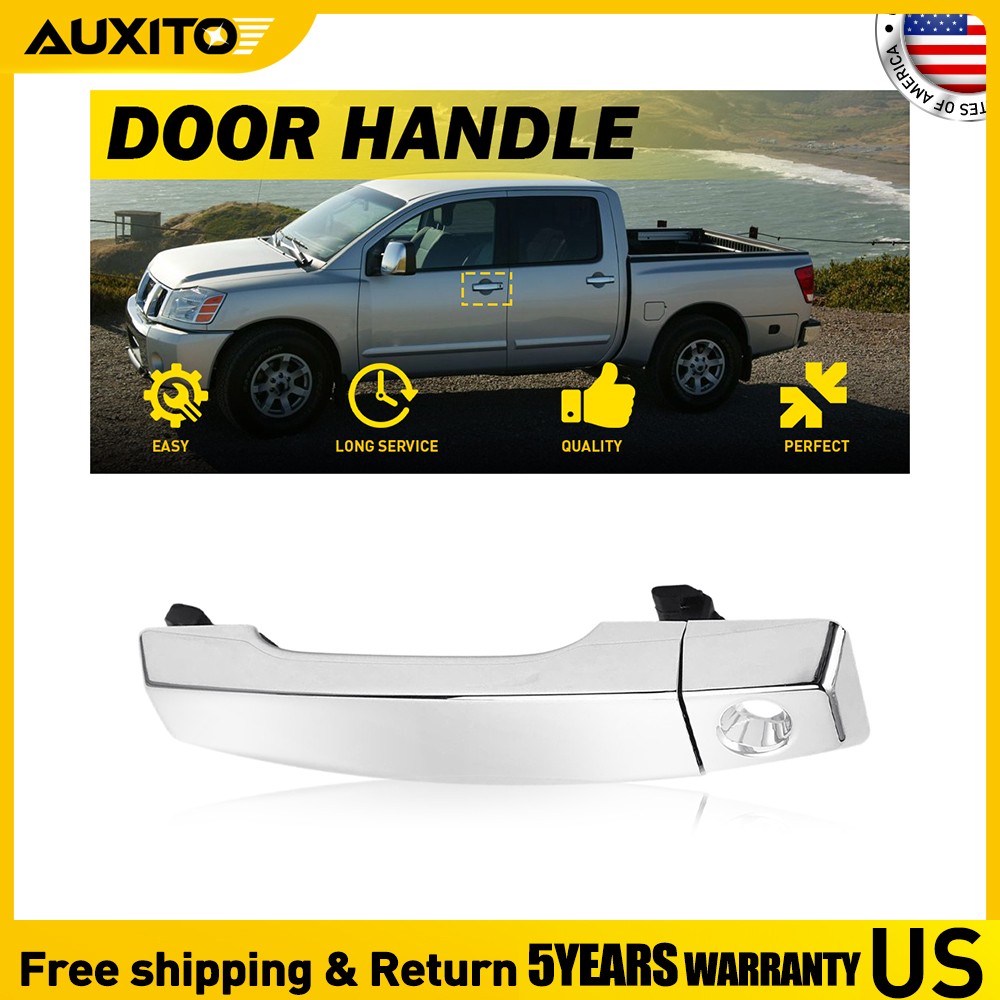 For Nissan Titan/Armada 2004-2015 Front Driver Side Chrome Outer Door Handle