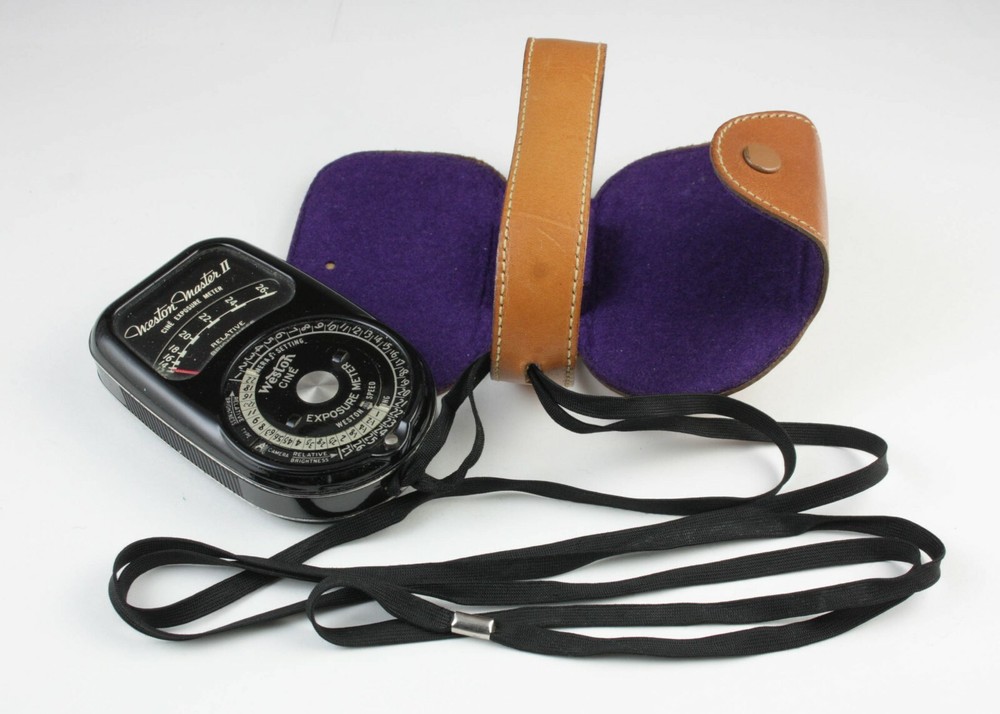 Weston Master II  - Cine Exposure Meter Model 736 + Leather Case