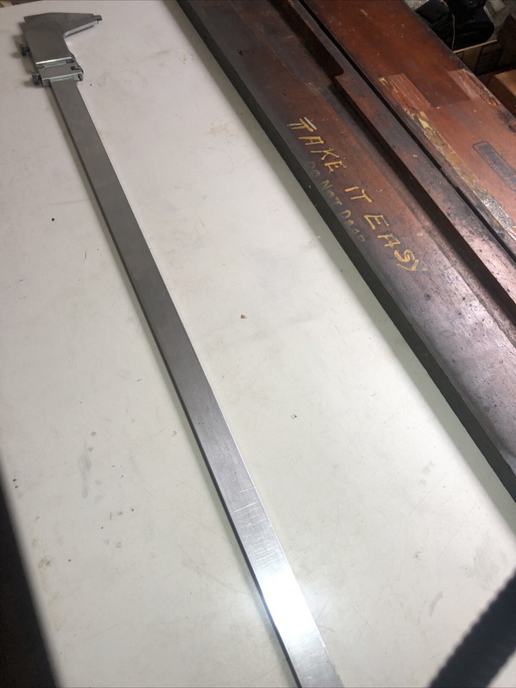 Starrett No 123 26” Master Vernier Caliper Hardened And Stabilized Master Bar