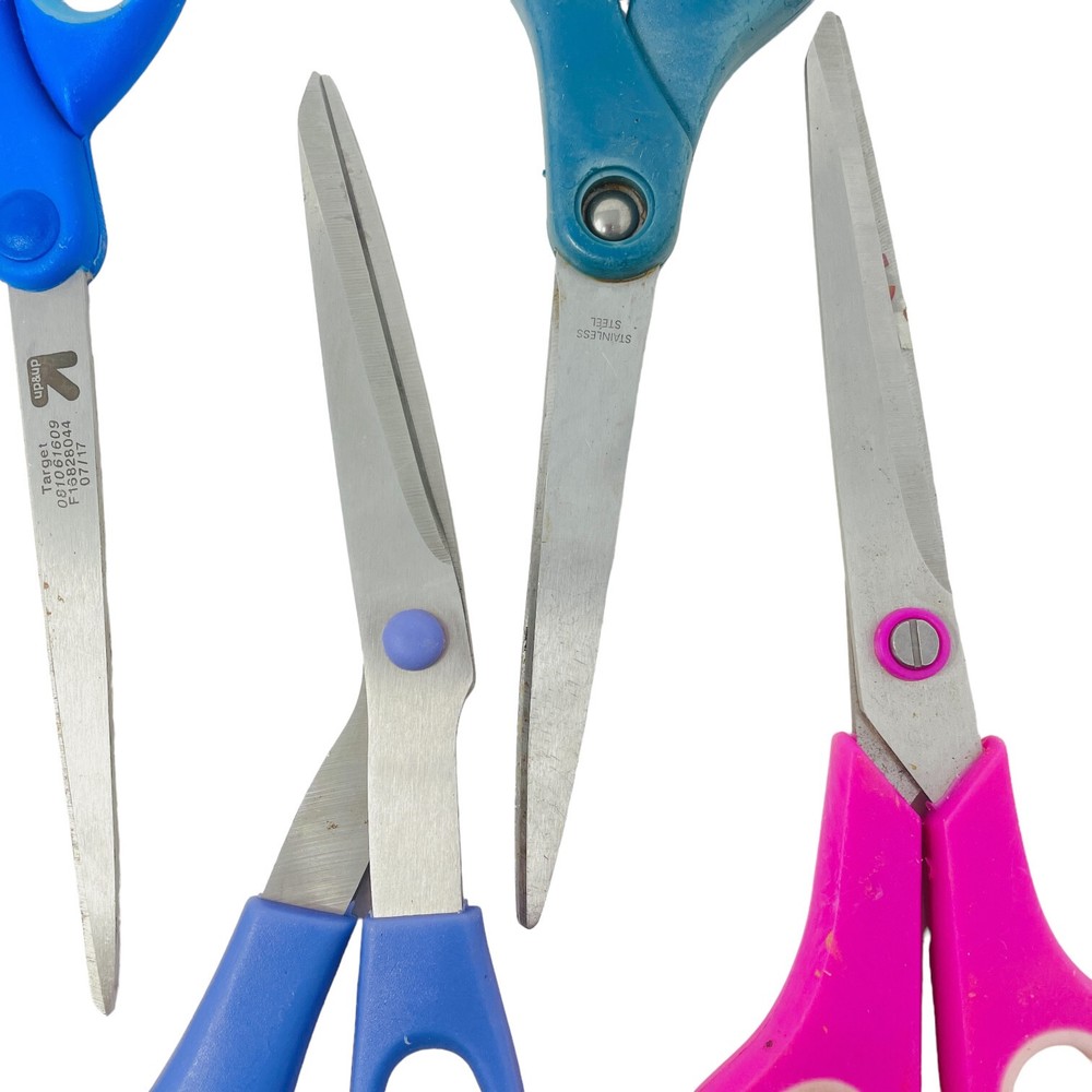 9 Pcs Ikea, Target & Assorted Multipurpose Scissors, Stainless Sharp Shears