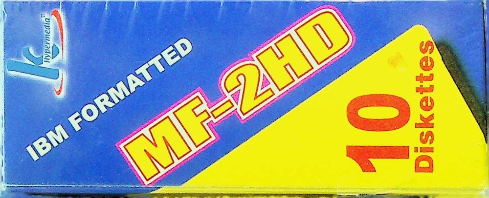 KHypermedia MF-2HD IBM Formatted Diskettes 1.44 MB - Sealed Box