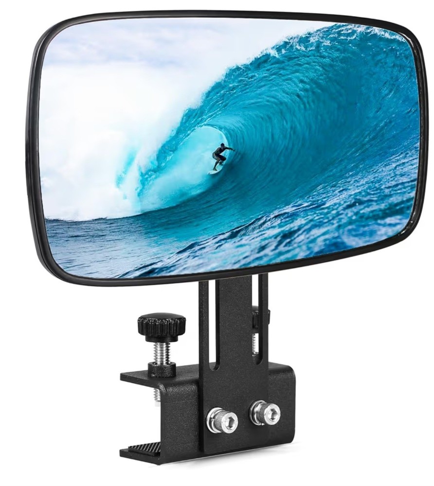 Boat Rear View Mirror  Windshield Mount