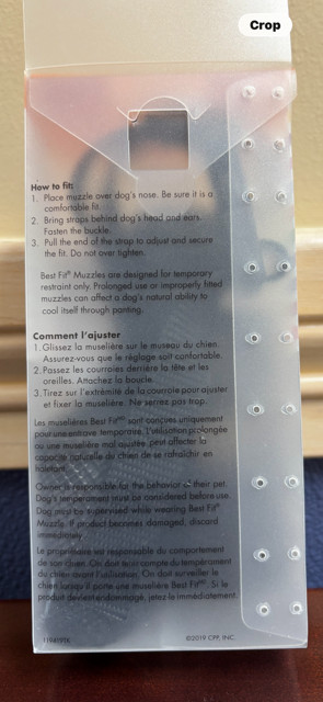 Size 5 (M/L) Mesh Adjustable Dog Muzzle