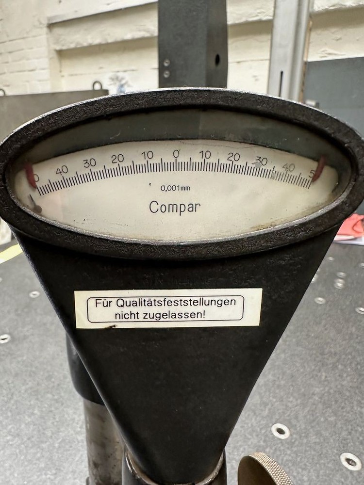 Fortuna Compar Measuring Stand Comparator Fine Pointer 0.05 Mm