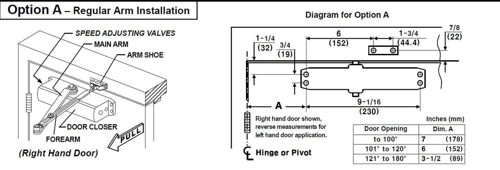 Yale 1101BF 690 Closer