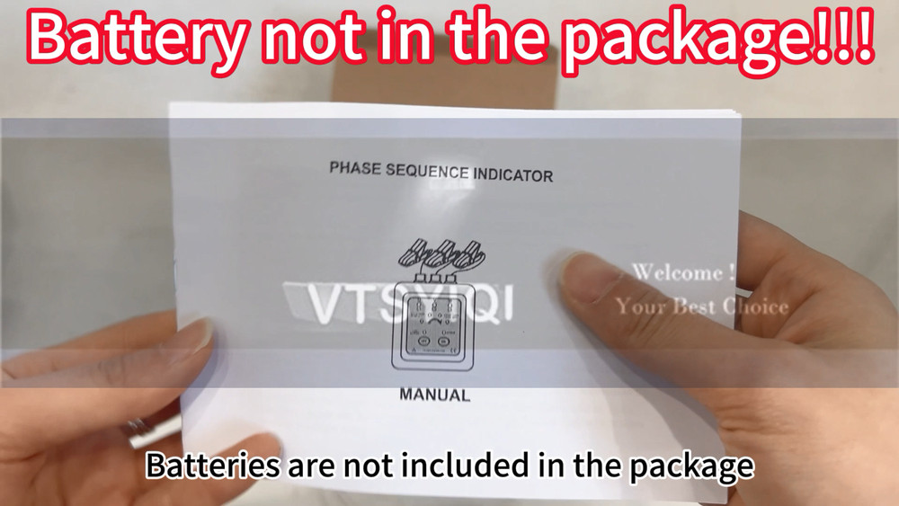 Non-contact Phase Sequence Detector Phase Sequence Indicator with AC70~1000V