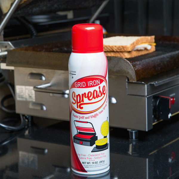 Grid Iron Sprease 14 oz. Panini Grill and Waffle Iron Release Spray