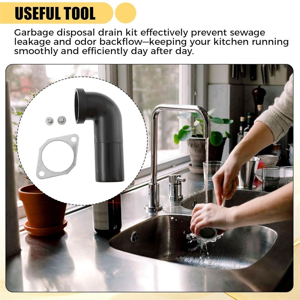 Garbage Disposal Drain Elbow Set For Moen Disposals Garbage Disposal Drain