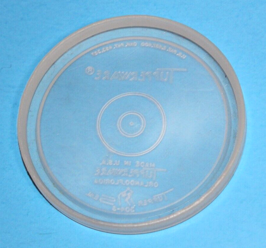Vintage Tupperware Sheer Replacement Lid 304-6