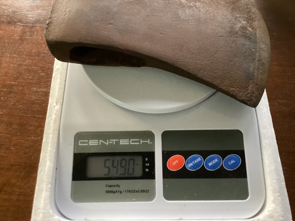 VINTAGE AXE HEAD MAKER UNKNOWN 3 lb 7 oz